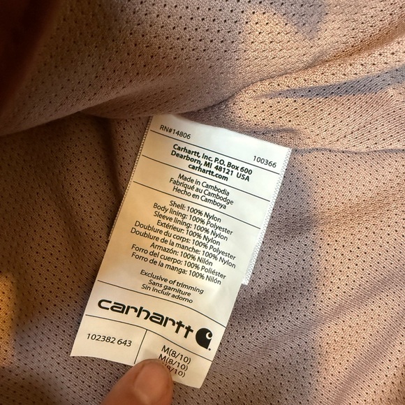 Carhartt women’s Burgundy storm defender Jacket size medium. - Picture 6 of 13